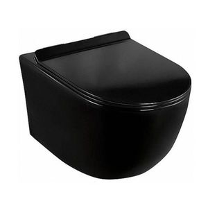 CALANI - Závesná WC misa LOYD čierna vrátane sedátka CAL-C0020 vyobraziť
