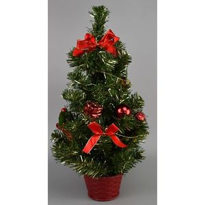 Vianočný stromček Newkirk červená, 50 cm vyobraziť