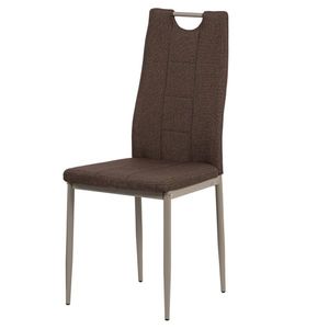 Sconto Jedálenská stolička AMINA hnedá/cappuccino vyobraziť