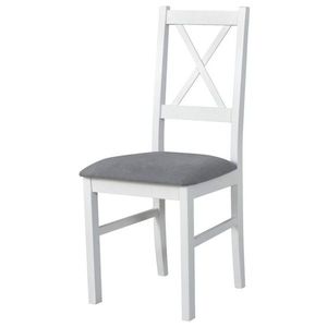 Sconto Jedálenská stolička NILA 10 sivá/biela vyobraziť