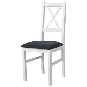 Sconto Jedálenská stolička NILA 10 tmavosivá/biela vyobraziť
