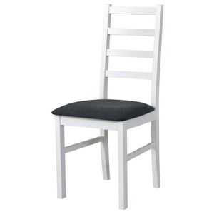 Sconto Jedálenská stolička NILA 8 tmavosivá/biela vyobraziť