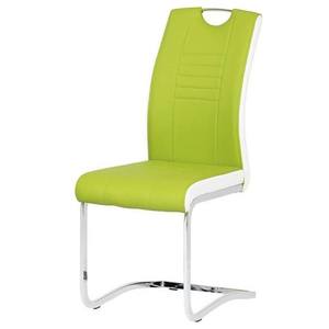Sconto Jedálenská stolička ASHLEY zelenobiela vyobraziť