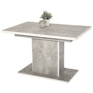 Sconto Stôl ALICE T betón/biela vyobraziť