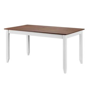 Sconto Jedálenský stôl WESLEY borovica biela/hnedá vyobraziť