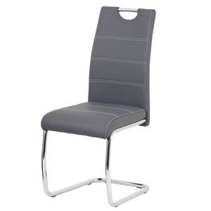Sconto Jedálenská stolička GROTO sivá/strieborná vyobraziť
