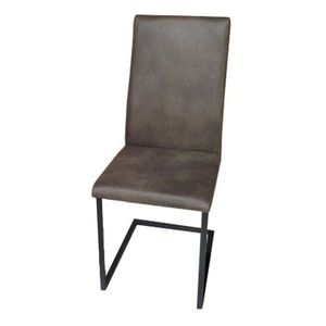 Sconto Jedálenská stolička DANA čierna/hnedá vyobraziť