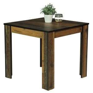 Sconto Jedálenský stôl ERIKA T staré drevo/čierna vyobraziť