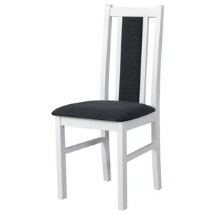 Sconto Jedálenská stolička BOLS 14 biela/tmavosivá vyobraziť