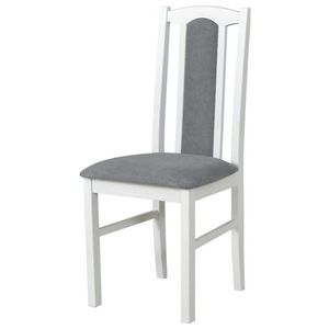 Sconto Jedálenská stolička BOLS 7 biela/svetlosivá vyobraziť