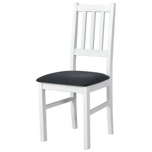 Sconto Jedálenská stolička BOLS 4 biela/čierna vyobraziť