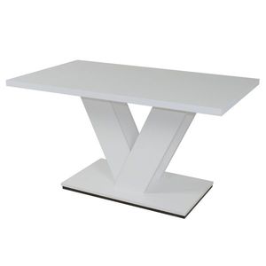 Sconto Jedálenský stôl OBAN biela vyobraziť
