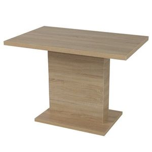 Sconto Jedálenský stôl SHIDA 1 dub sonoma, šírka 90 cm vyobraziť