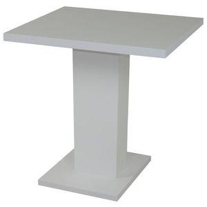 Sconto Jedálenský stôl SHIDA biela, šírka 70 cm vyobraziť
