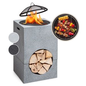 Blumfeldt Monolith, ohnisko s grilom, MgO a oceľový plášť, lapač iskier vyobraziť