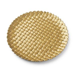 Dekoratívny tanier zlatý vyobraziť