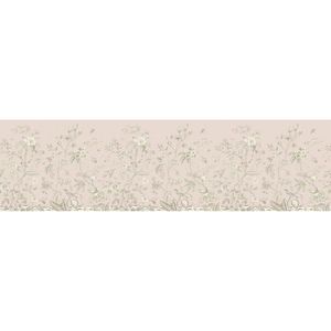 Samolepiaca bordúra Old graphic florals, 500 x 13, 8 cm vyobraziť