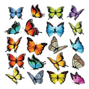 Samolepiaca dekorácia Butterflies, 30 x 30 cm vyobraziť