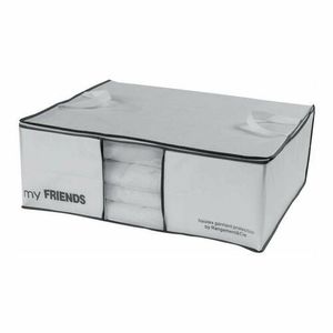 Compactor Úložný box na 2 periny Compactor "My Friends " 58, 5 x 68, 5 x 25, 5 cm, biely polypropylén vyobraziť