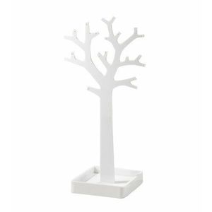 Stojan na šperky v tvare stromu Compactor – biely plast vyobraziť