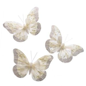 Sada motýľov so štipcom, 3 ks, 18 cm vyobraziť