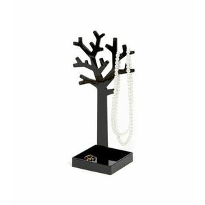 Stojan na šperky v tvare stromu Compactor - čierny plast vyobraziť