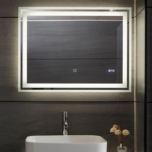AQUAMARIN Kúpeľňové zrkadlo s LED osvetlením, 80 x 60 cm vyobraziť