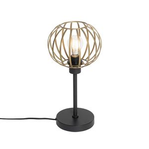 Dizajnová stolná lampa mosadz - Johanna vyobraziť