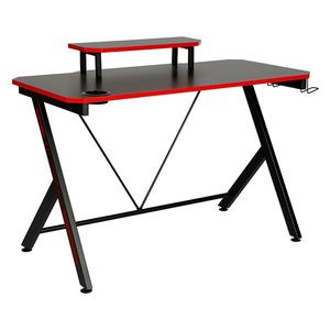Herný stôl LAS VEGAS čierna/červená vyobraziť