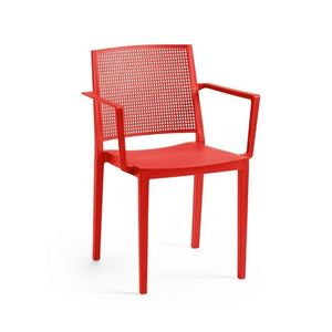 Jedálenská stolička GRID ARMCHAIR Rojaplast Červená vyobraziť