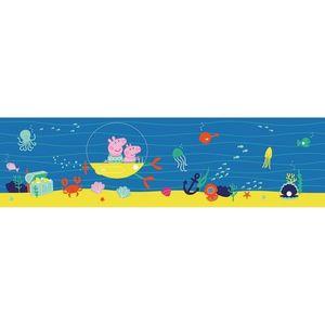 Samolepiaca bordúra Peppa Pig Sea, 500 x 9, 7 cm vyobraziť