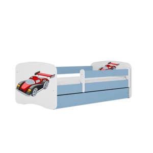 Detská posteľ Babydreams závodné auto modrá vyobraziť