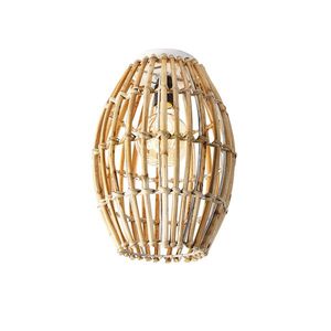 Vidiecke stropné svietidlo bambusové s bielou - Canna Capsule vyobraziť