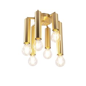 Art Deco stropné svietidlo zlaté 6-svetlo -Tubi vyobraziť