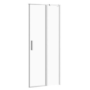 CERSANIT - Kyvné dvere s pevným poľom MODUO 80x195, pravé, číre sklo S162-004 vyobraziť