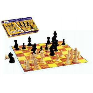 Šach drevo spoločenská hra v krabici 37x22x4cm vyobraziť