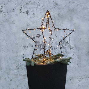 Čierna vianočná svetelná dekorácia Foldy - Star Trading vyobraziť