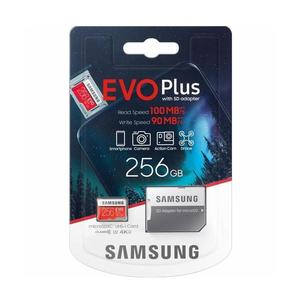Samsung Samsung MB-MC256HA - MicroSDXC 256GB EVO+ U3 100MB/s + SD adaptér vyobraziť