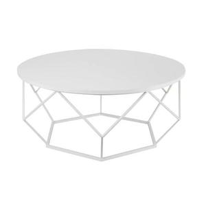 HowHomely Konferenčný stolík DIAMOND 41, 5x90 cm biela vyobraziť
