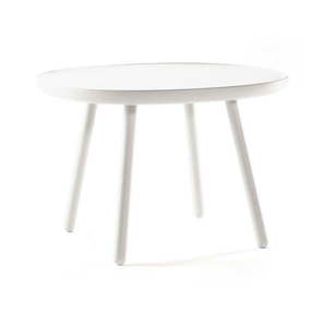 Biely stolík z masívu EMKO Naïve, ø 64 cm vyobraziť