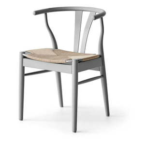 Svetlosivá jedálenská stolička z bukového dreva Findahl by Hammel Freja vyobraziť