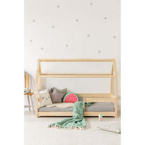 Domčeková detská posteľ z borovicového dreva 70x140 cm Mila MB - Adeko vyobraziť