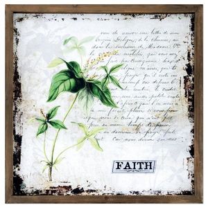 Plátený obraz v drevenom rámčeku Faith, 40 x 40 x 2, 5 cm vyobraziť