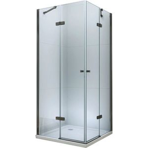 MEXEN/S - ROMA sprchovací kút 80x70, transparent, čierny 854-080-070-70-00-02 vyobraziť