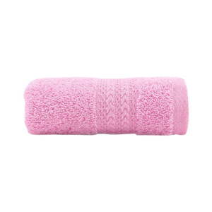 Ružový uterák z čistej bavlny Foutastic, 30 × 50 cm vyobraziť