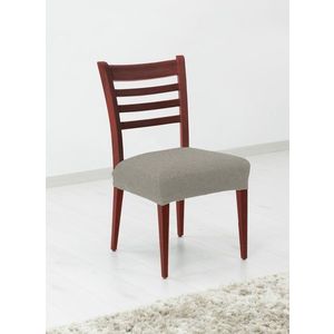 Poťah elastický na sedák stoličky, komplet 2 ks Denia, svetlosivá vyobraziť