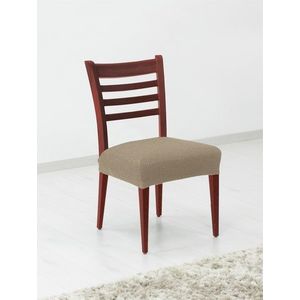 Poťah elastický na sedák stoličky, komplet 2 ks Denia, orieškový vyobraziť