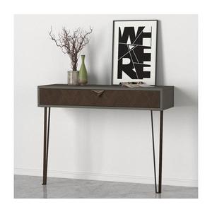 Nástenný stolík LINEA 78x90 cm hnedá/antracit vyobraziť