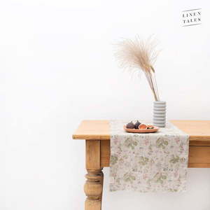 Ľanový behúň na stôl 40x200 cm Botany – Linen Tales vyobraziť