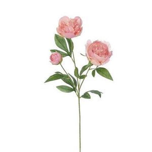 Umelá pivonka, 67 cm, ružová vyobraziť